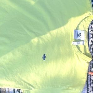 Adidas Heavyweight Highlighter Yellow/Green Shmoofoil Logo